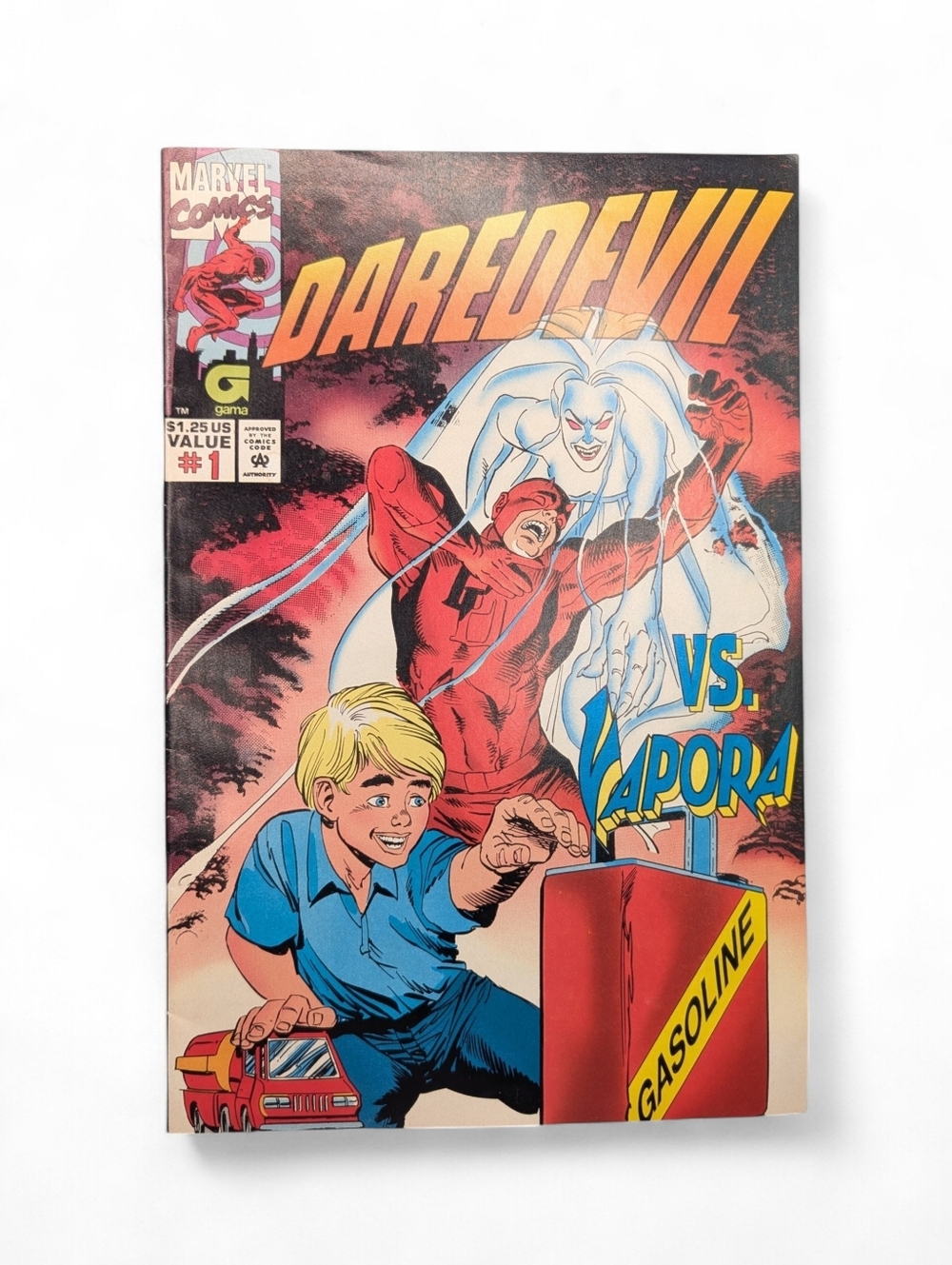 Vintage 1993 Marvel Comic Daredevil vs Vapora | Fire Safety Promo